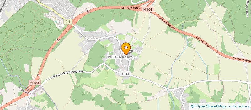 localisation de l'entreprise MONSIEUR JACQUES-HENRI TOURNADRE  VILLIERS-ADAM