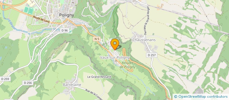 localisation de l'entreprise MONSIEUR JACQUES HENRIET  VAUX-SUR-POLIGNY