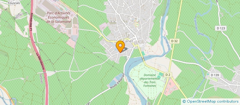 localisation de l'entreprise MONSIEUR JACQUES HENRY  CANET