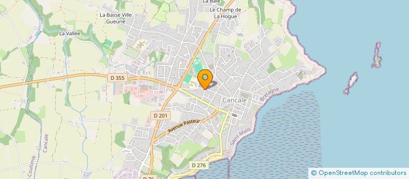 localisation de l'entreprise MONSIEUR JACQUES HENRY  CANCALE