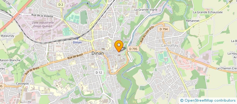 localisation de l'entreprise MONSIEUR JACQUES HERISSON  DINAN