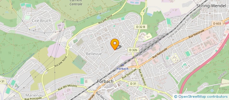 localisation de l'entreprise MONSIEUR JACQUES HERRMANN à FORBACH