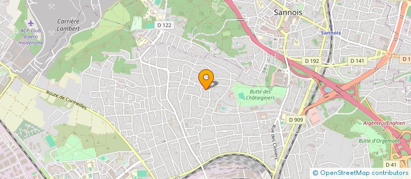 localisation de l'entreprise MONSIEUR JACQUES HERVIEUX  ARGENTEUIL