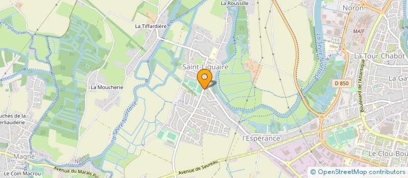 localisation de l'entreprise MONSIEUR JACQUES HIPEAU à NIORT