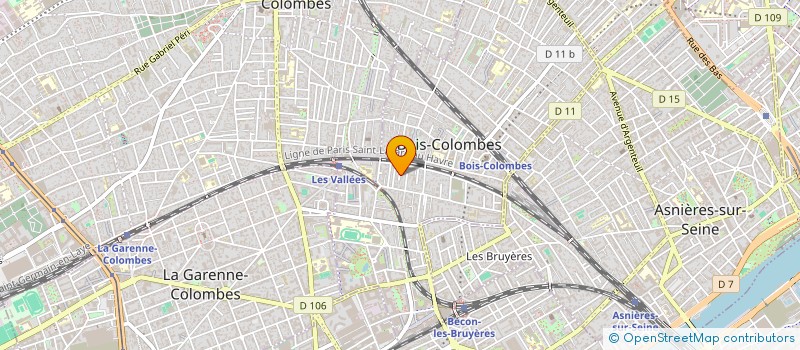 localisation de l'entreprise MONSIEUR JACQUES HIVELIN à BOIS-COLOMBES