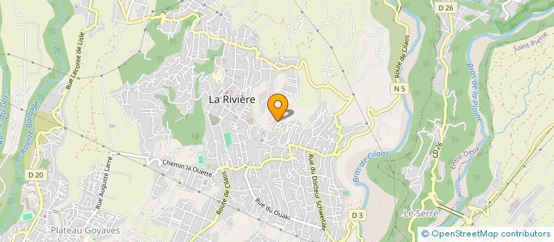localisation de l'entreprise MONSIEUR JACQUES HOARAU à SAINT-LOUIS