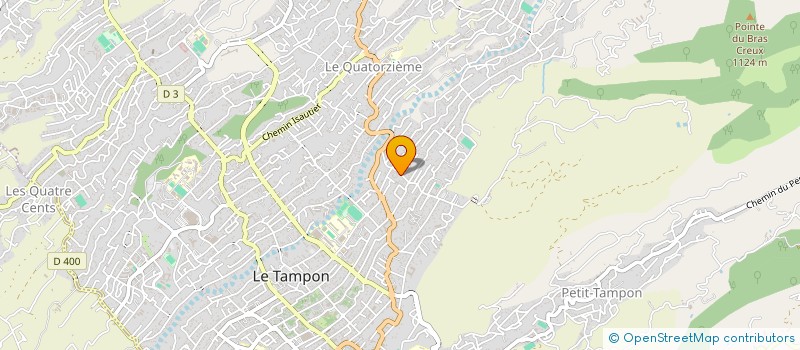 localisation de l'entreprise MONSIEUR JACQUES HOARAU à LE TAMPON