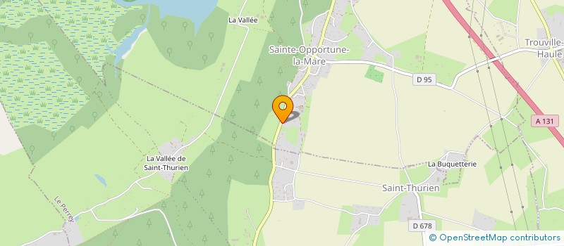 localisation de l'entreprise MONSIEUR JACQUES HOEFFINGER  SAINTE-OPPORTUNE-LA-MARE