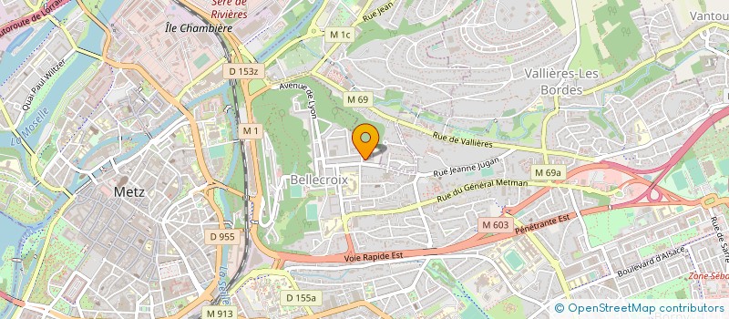 localisation de l'entreprise MONSIEUR JACQUES HOFFMANN  METZ