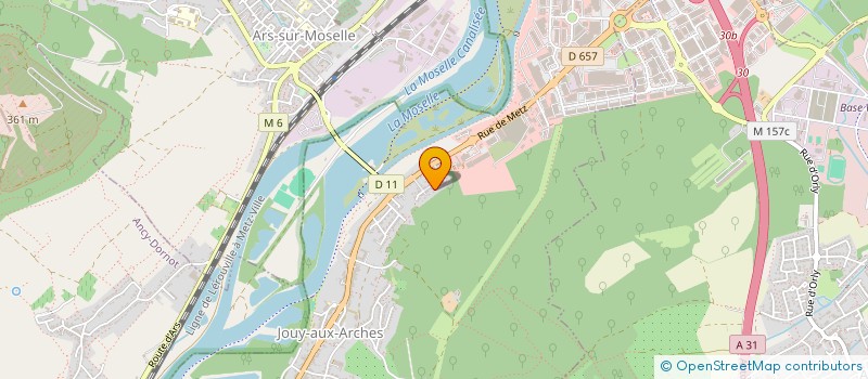 localisation de l'entreprise MONSIEUR JACQUES HOFFMANN  JOUY-AUX-ARCHES