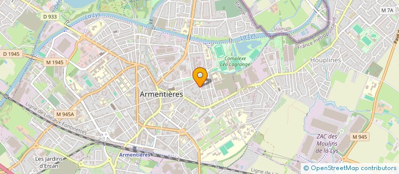localisation de l'entreprise MONSIEUR JACQUES HOFFMANN à ARMENTIERES