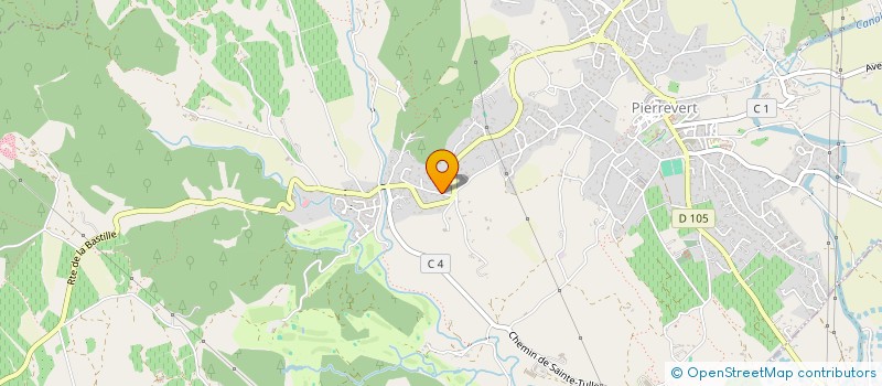 localisation de l'entreprise MONSIEUR JACQUES HOFMANN  PIERREVERT