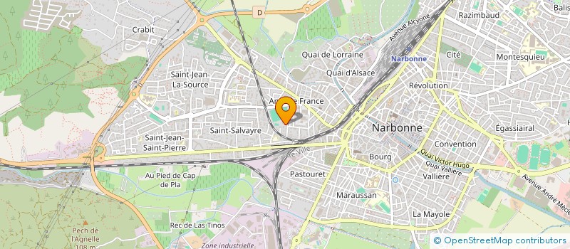 localisation de l'entreprise MONSIEUR JACQUES HORTES à NARBONNE