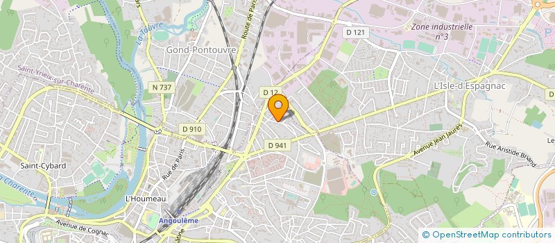 localisation de l'entreprise MONSIEUR JACQUES HORTICA à ANGOULEME
