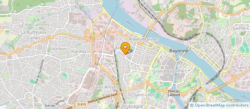 localisation de l'entreprise MONSIEUR JACQUES HOURCASTAGNOU  BAYONNE