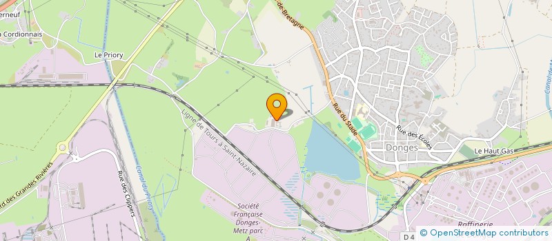 localisation de l'entreprise MONSIEUR JACQUES HUART  DONGES