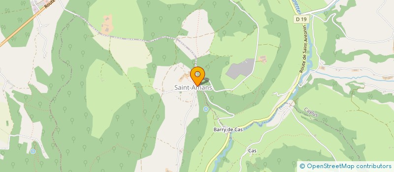 localisation de l'entreprise MONSIEUR JACQUES HUE  ESPINAS