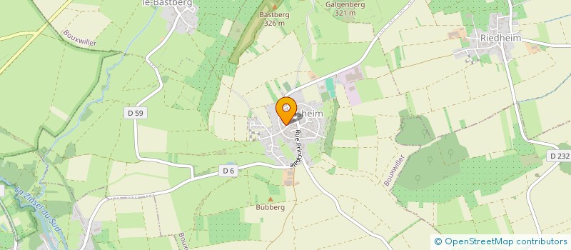 localisation de l'entreprise MONSIEUR JACQUES HUERT  BOUXWILLER