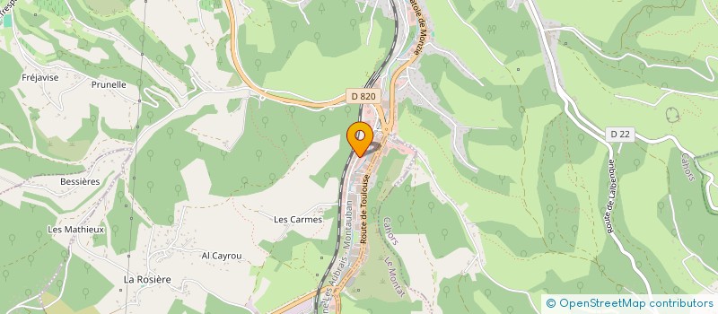 localisation de l'entreprise MONSIEUR JACQUES HUGON  CAHORS