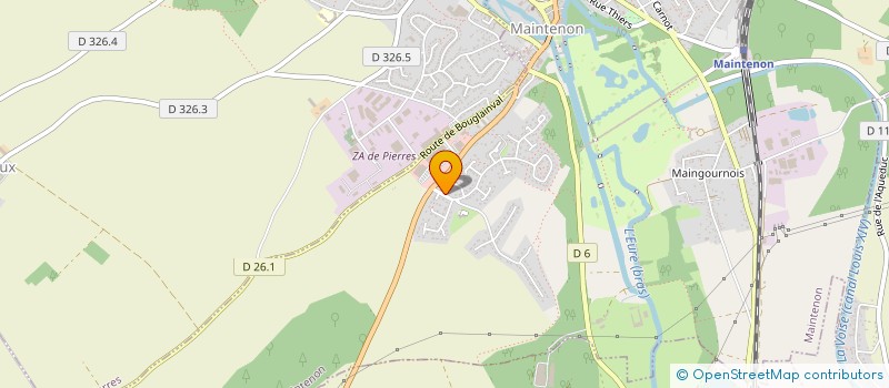 localisation de l'entreprise MONSIEUR JACQUES HUMBERT à MAINTENON