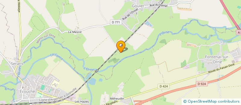 localisation de l'entreprise MONSIEUR JACQUES HUNOUT à LOUGE-SUR-MAIRE