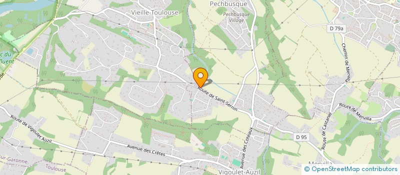 localisation de l'entreprise MONSIEUR JACQUES HURTEVENT  PECHBUSQUE