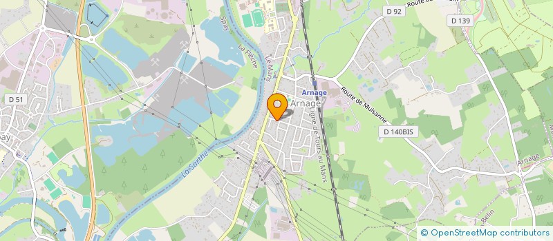 localisation de l'entreprise MONSIEUR JACQUES IBOURK  ARNAGE