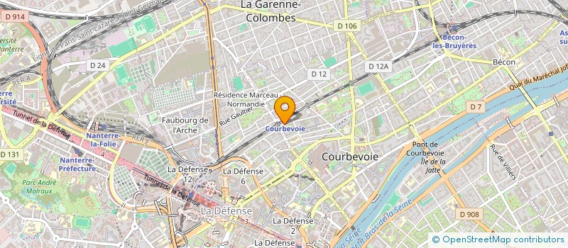 localisation de l'entreprise MONSIEUR JACQUES ITSWEIRE à COURBEVOIE