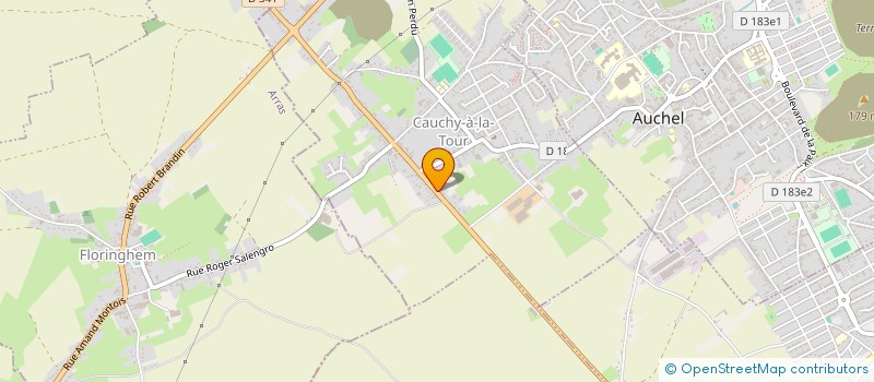 localisation de l'entreprise MONSIEUR JACQUES IVAIN  CAUCHY-A-LA-TOUR