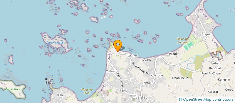 localisation de l'entreprise MONSIEUR JACQUES JACOB à SANTEC
