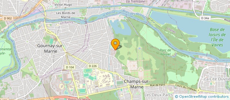 localisation de l'entreprise MONSIEUR JACQUES JADOT  CHAMPS-SUR-MARNE