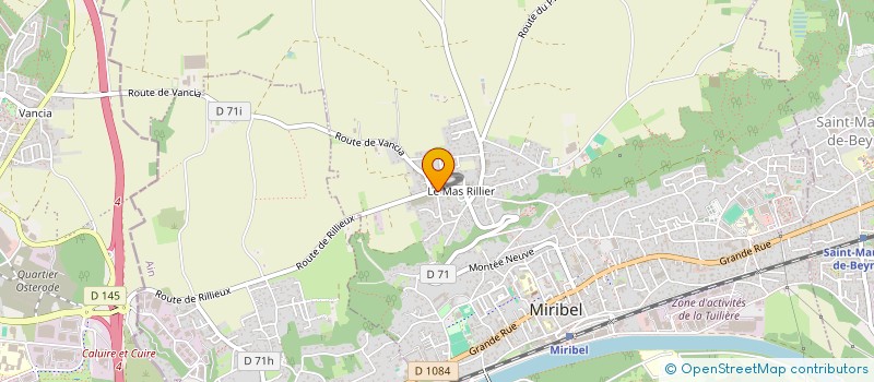 localisation de l'entreprise MONSIEUR JACQUES JAMBON à MIRIBEL