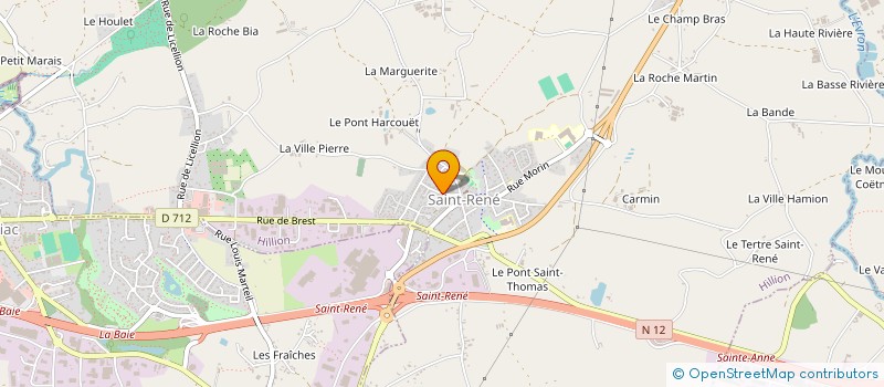localisation de l'entreprise MONSIEUR JACQUES JAN à HILLION