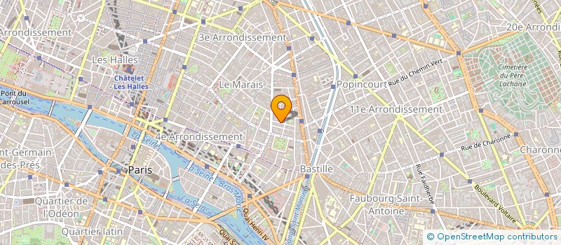 localisation de l'entreprise MONSIEUR JACQUES JARRIGE  PARIS