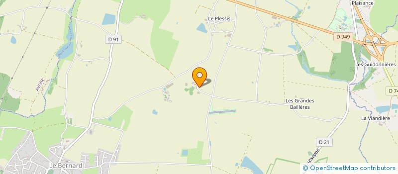 localisation de l'entreprise MONSIEUR JACQUES JARRY  LONGEVILLE-SUR-MER