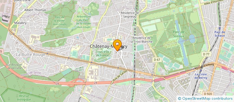 localisation de l'entreprise MONSIEUR JACQUES JASSEDE  CHATENAY-MALABRY