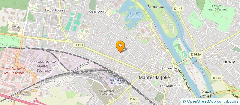 localisation de l'entreprise MONSIEUR JACQUES JAUDEAU à MANTES-LA-JOLIE