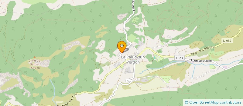 localisation de l'entreprise MONSIEUR JACQUES-JEAN-JOSEPH AYMES  LA PALUD-SUR-VERDON