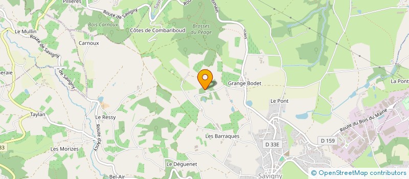 localisation de l'entreprise MONSIEUR JACQUES JEAN-MARIE LAURENT à SAVIGNY