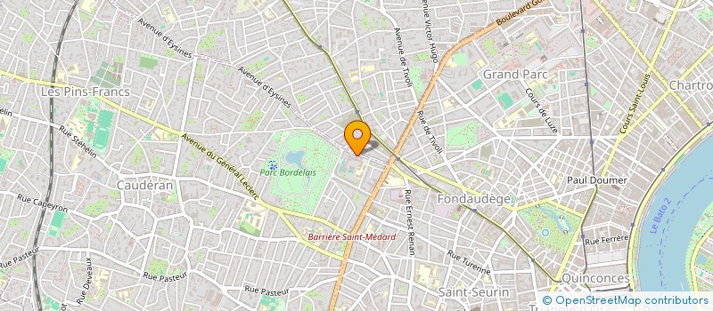 localisation de l'entreprise MONSIEUR JACQUES JEANJEAN  BORDEAUX