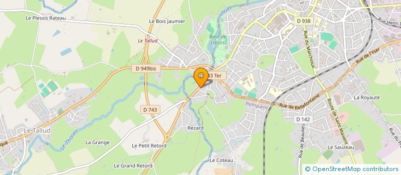 localisation de l'entreprise MONSIEUR JACQUES JEGOU  PARTHENAY