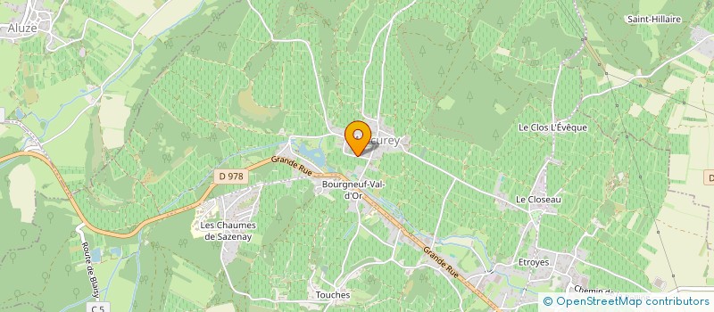 localisation de l'entreprise MONSIEUR JACQUES JOHANNES  MERCUREY