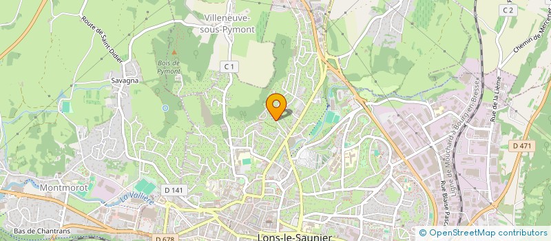 localisation de l'entreprise MONSIEUR JACQUES JOLY  LONS-LE-SAUNIER