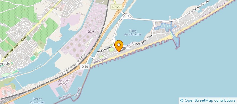 localisation de l'entreprise MONSIEUR JACQUES JOLY à FRONTIGNAN