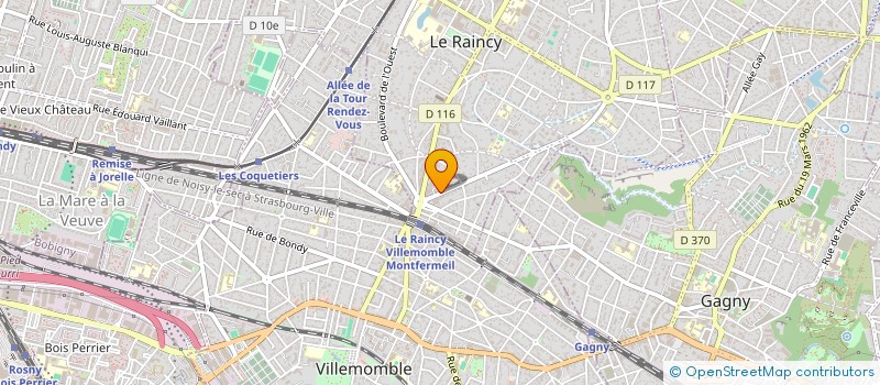 localisation de l'entreprise MONSIEUR JACQUES-JOSE-MARIA RODRIGUEZ-TARAZONA  LE RAINCY