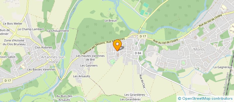localisation de l'entreprise MONSIEUR JACQUES JOUAN à MONTS