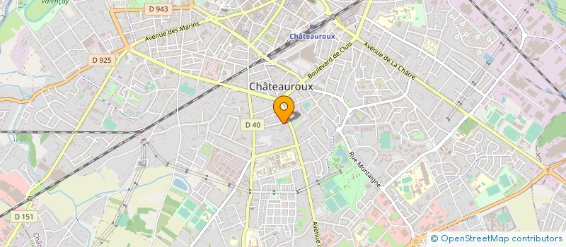 localisation de l'entreprise MONSIEUR JACQUES JOUANNEAU à CHATEAUROUX