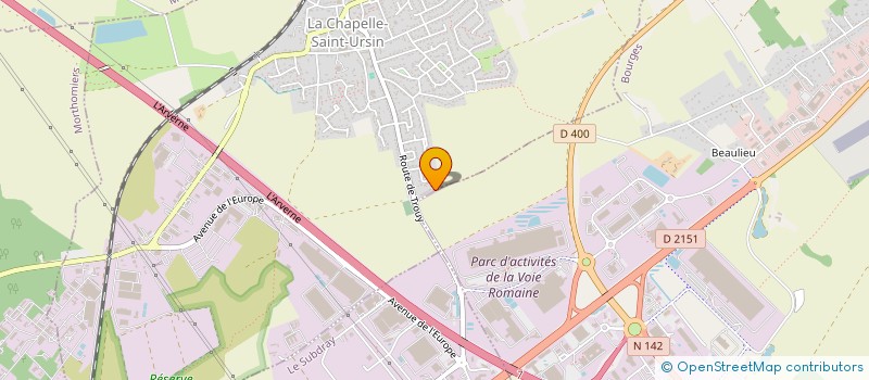 localisation de l'entreprise MONSIEUR JACQUES JOUANNEAU  LA CHAPELLE-SAINT-URSIN