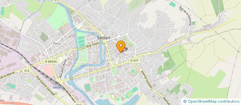 localisation de l'entreprise MONSIEUR JACQUES JOUANNET  SEDAN