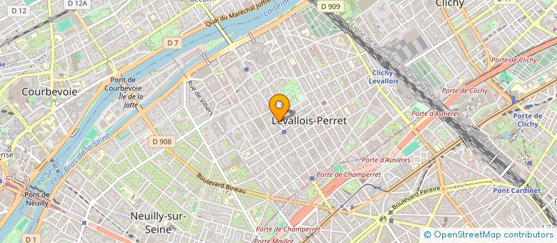 localisation de l'entreprise MONSIEUR JACQUES JOUANNIGOT à LEVALLOIS-PERRET